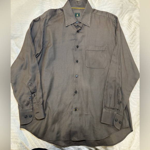 Robert Talbott long sleeved button down 100 percent cotton - Picture 4 of 11